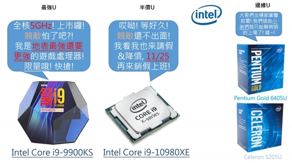 Intel 10代酷睿X发烧级CPU预计11月25日上市：18核i9降价50%
